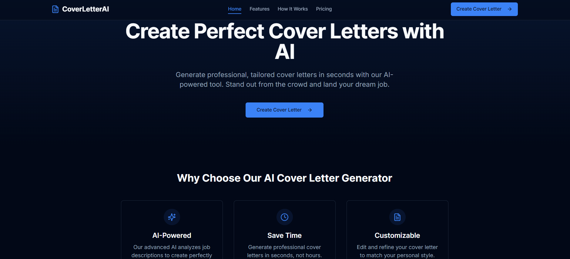 AI Cover Letter Generator