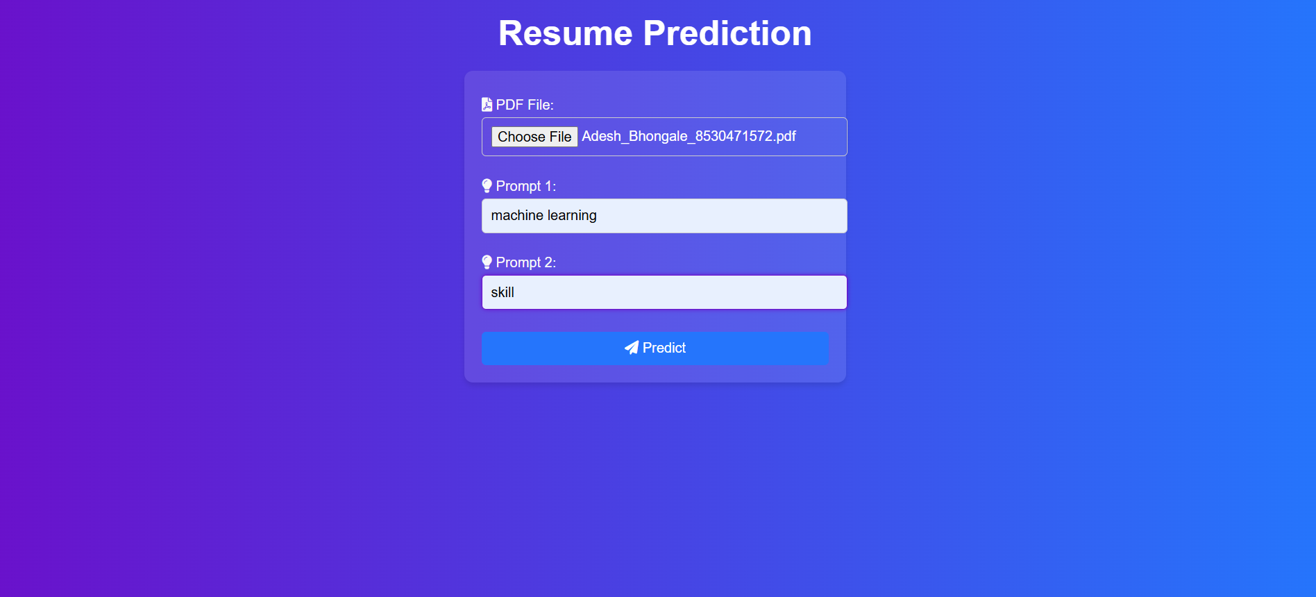 Resume Keyword Highlighter